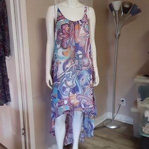 BOLD Elements Colorful Lined High Low Maxi